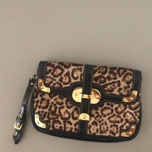 Rafe leopard print clutch